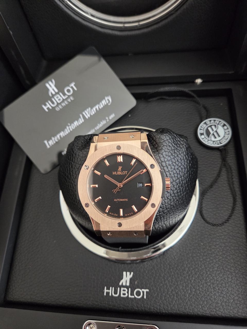 위블로 클래식 퓨전 42mm 금장