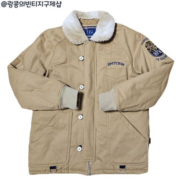 로맨틱 크라운 빈티지 스트릿 자켓