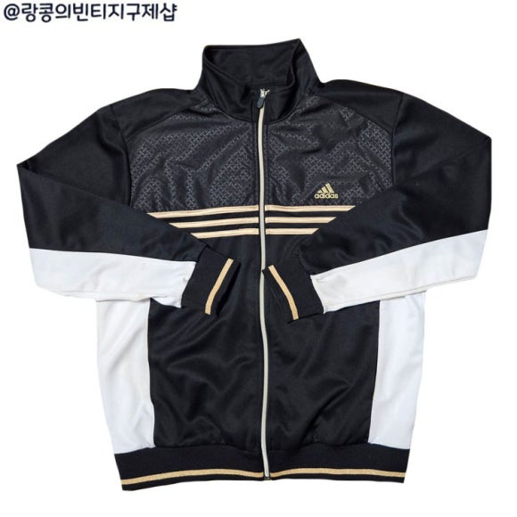 아디다스 올드스쿨 금장 오레오 져지 자켓