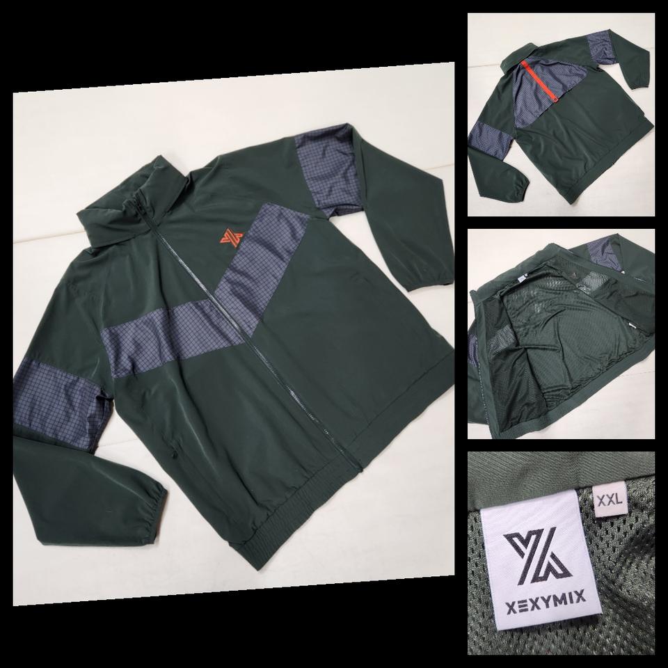 정품 젝시믹스 남성 바람막이 후드 집업 자켓 XXL 110