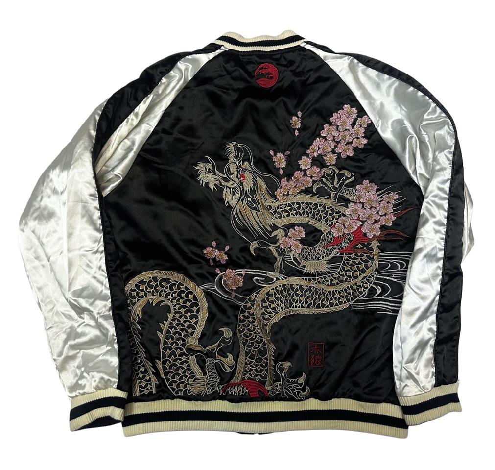 JPN Vintage 리버시블 오리엔탈자수스카쟌 100