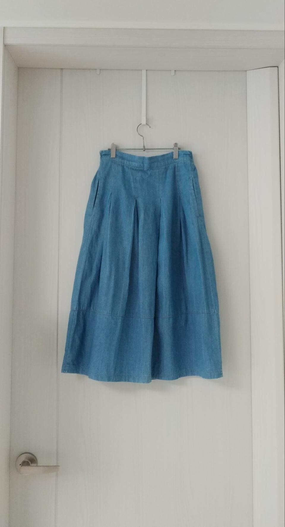 데님밴딩스커트