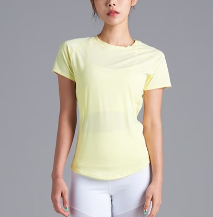 젝시믹스 아이스페더 숏슬리브 크림레몬 S