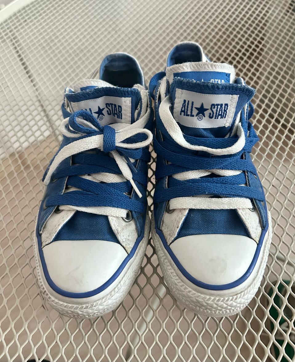 컨버스 로우 블루 레이어드