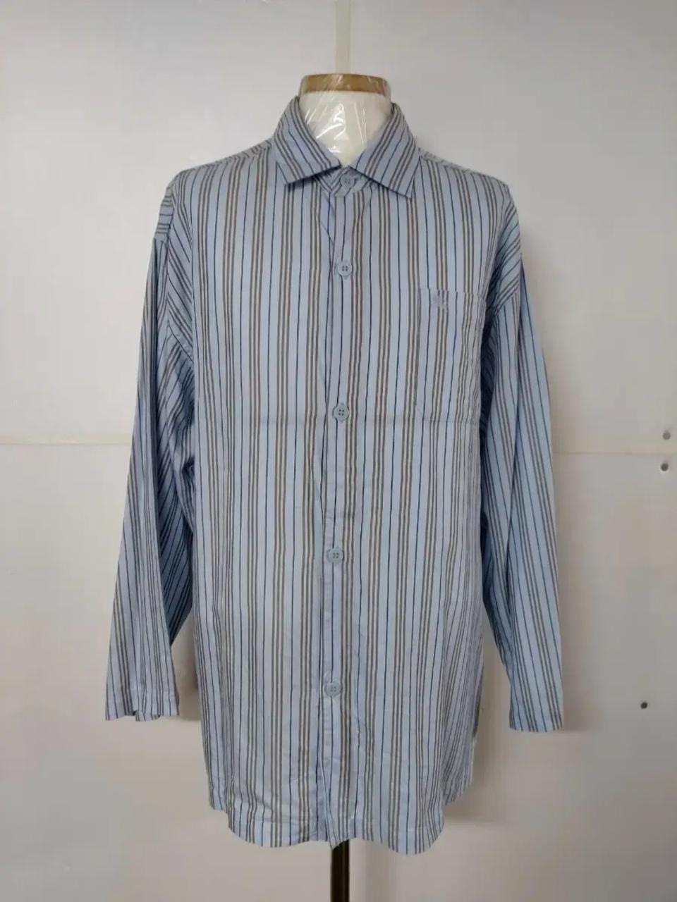 105)(정품)Burberry 버버리 오버핏스트라이프 남방 셔츠