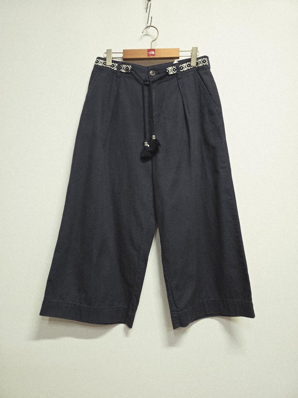 thursdayisland 와이드 팬츠 네이비
