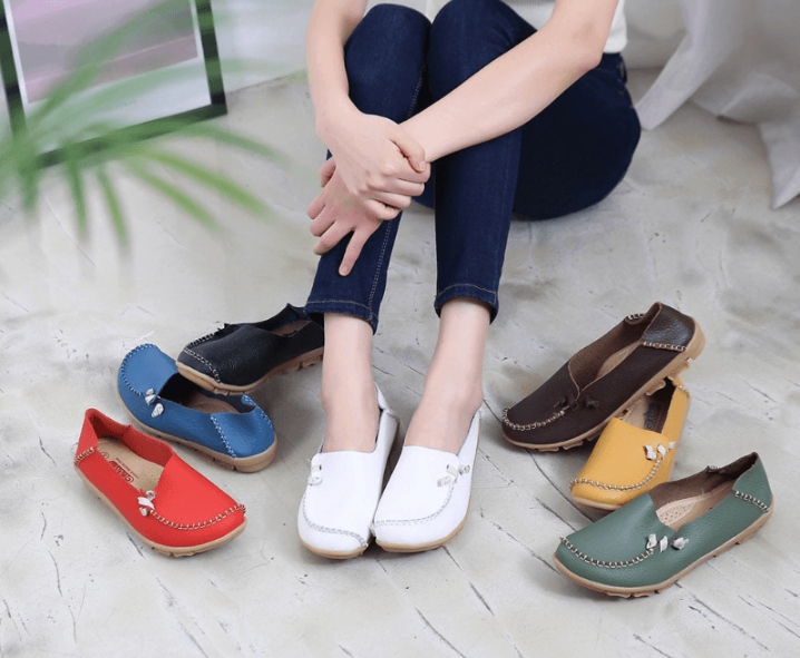 ◆ 230~250 2만8천원 팔던 여성 가죽 로퍼 단화 슬립온 캐주얼화 