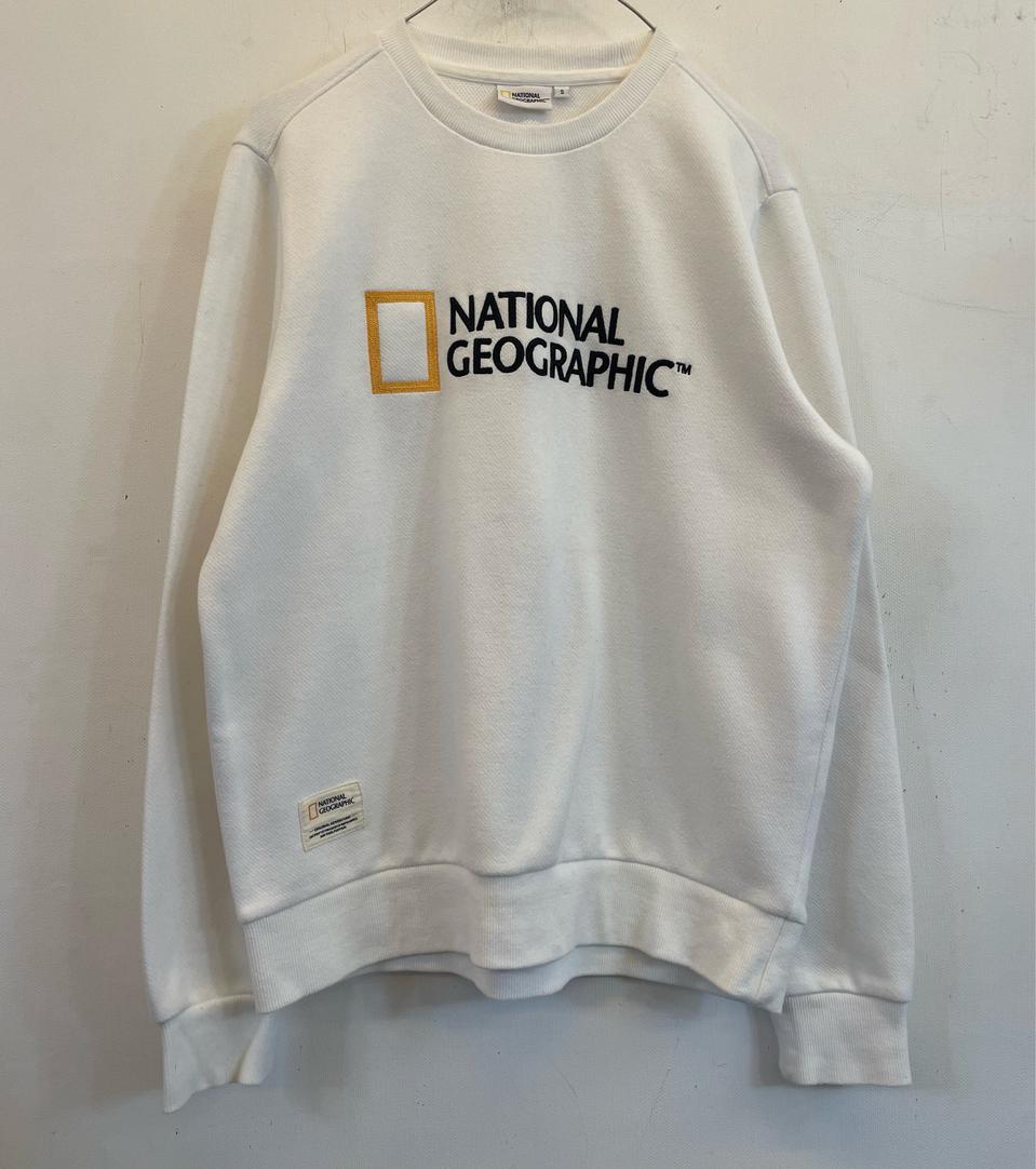내셔널지오그래픽 화이트 맨투맨
