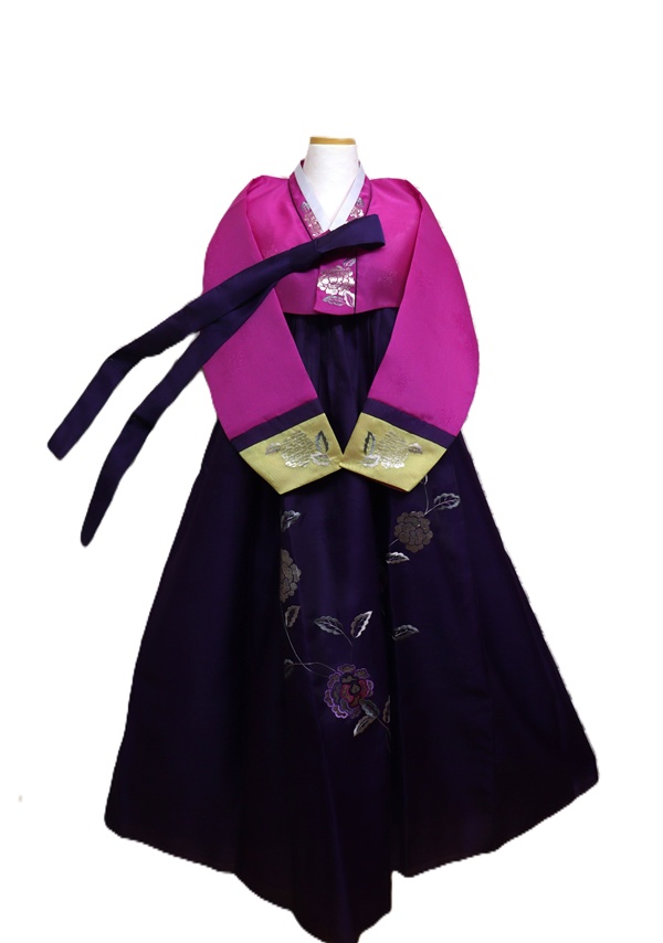 k216 여성한복(자수)/여성55/키155-160/가슴86/사놀까 