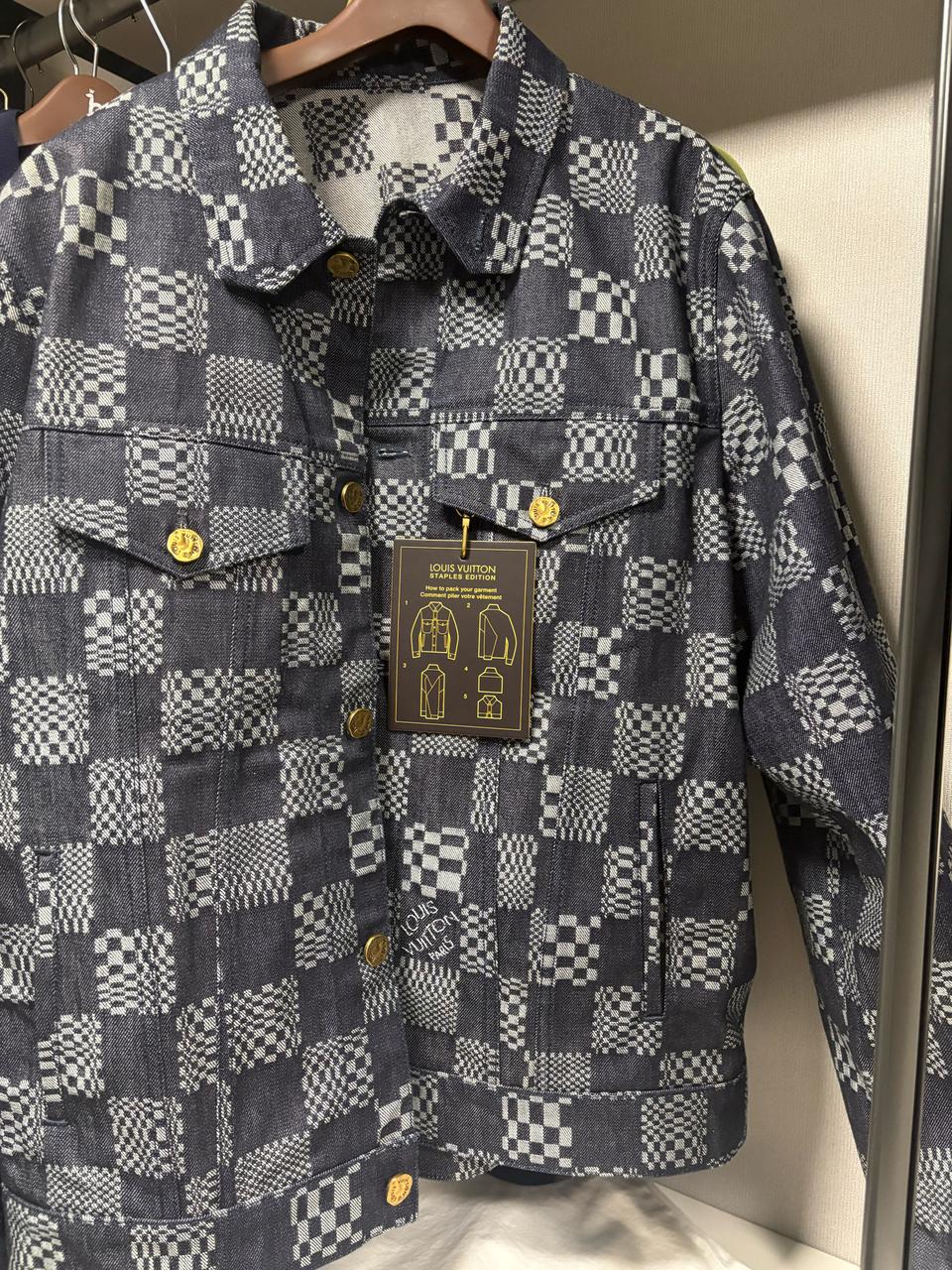 루이비통 다미에 디스토티드 데님 자켓54 새상품급/백화점판