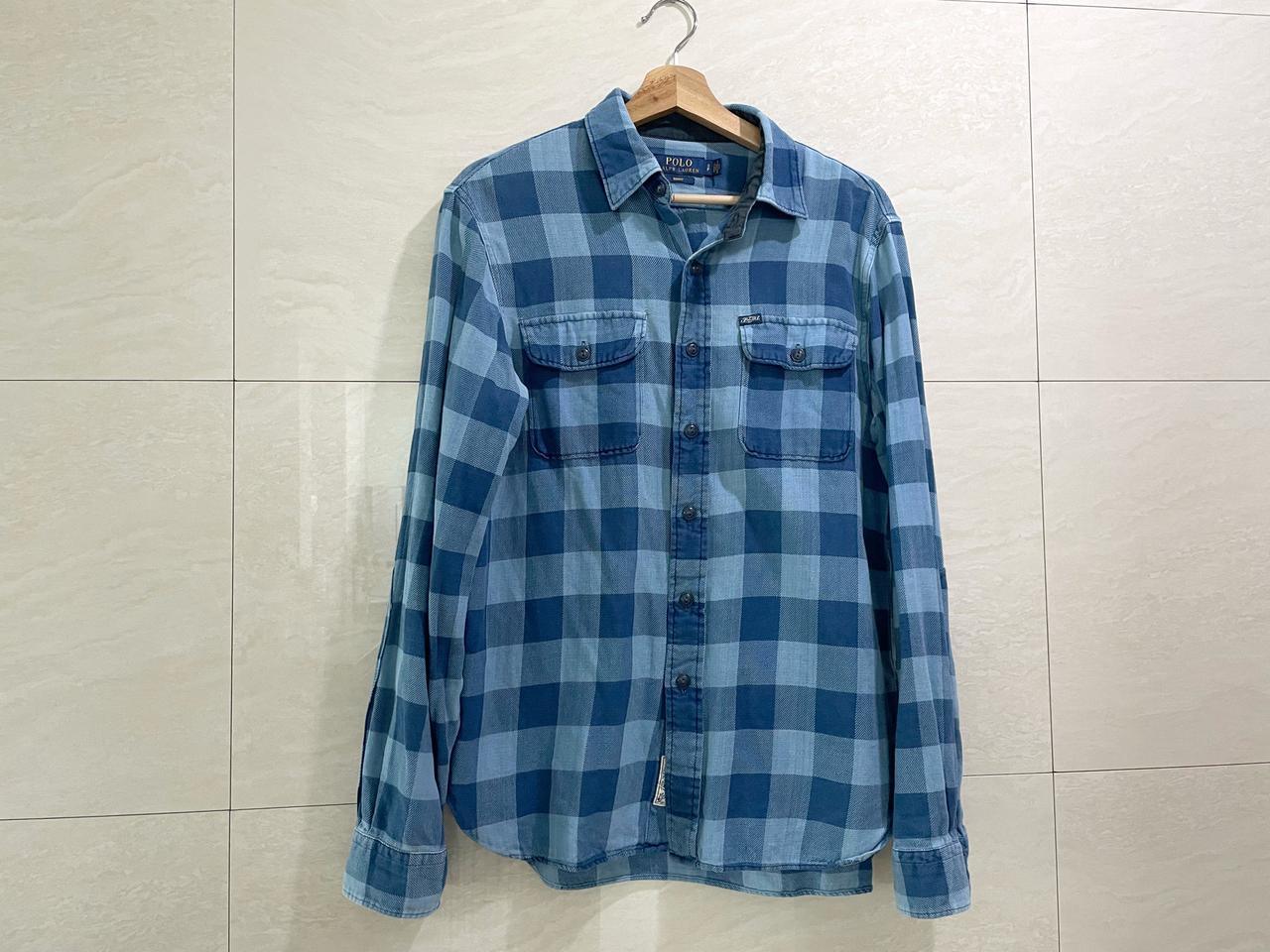 폴로 / 플라넬 셔츠, 체크 셔츠, 남성 셔츠 / S(95)