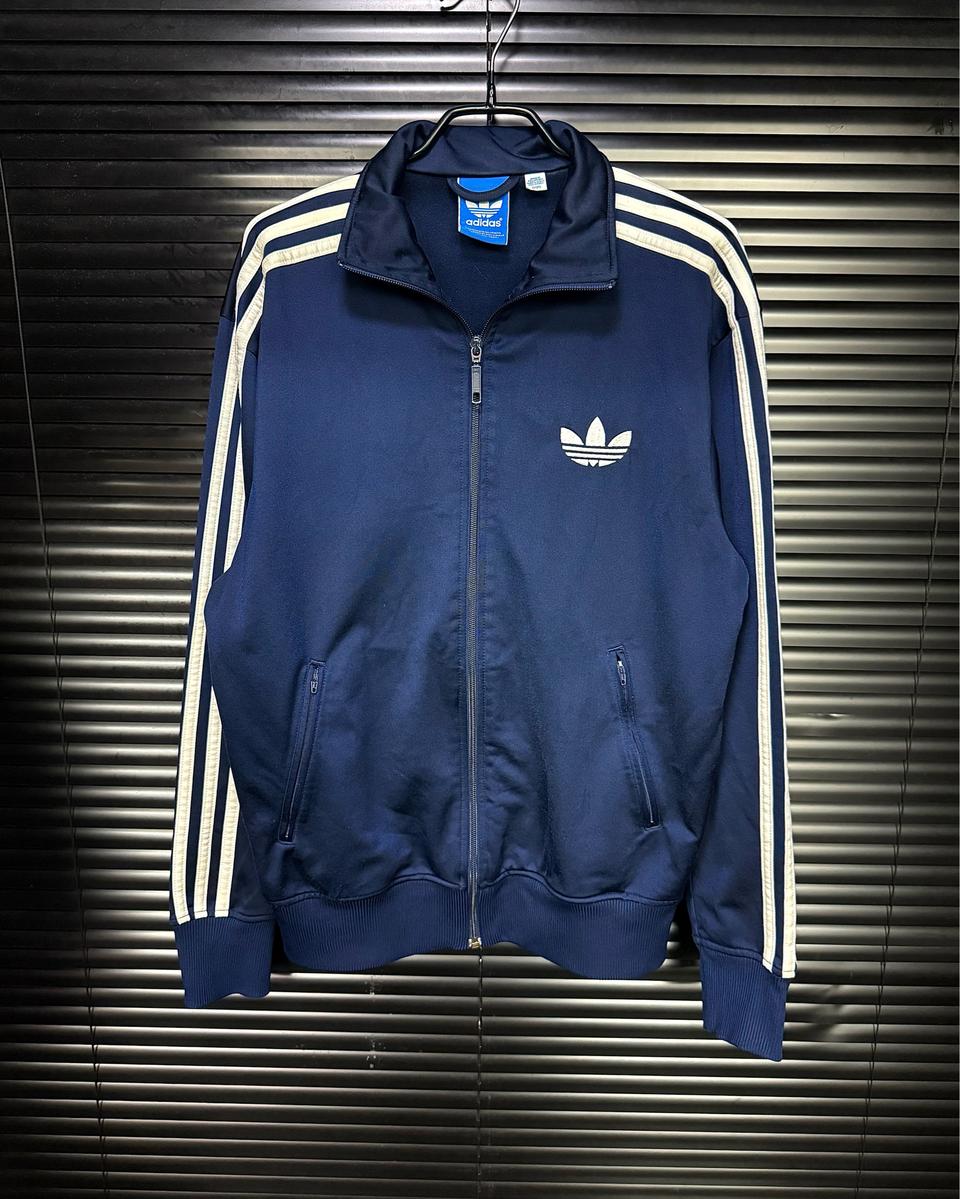 아디다스 구 파이어버드 네이비 남색 져지 저지 트랙탑 M 95 베켄바우어