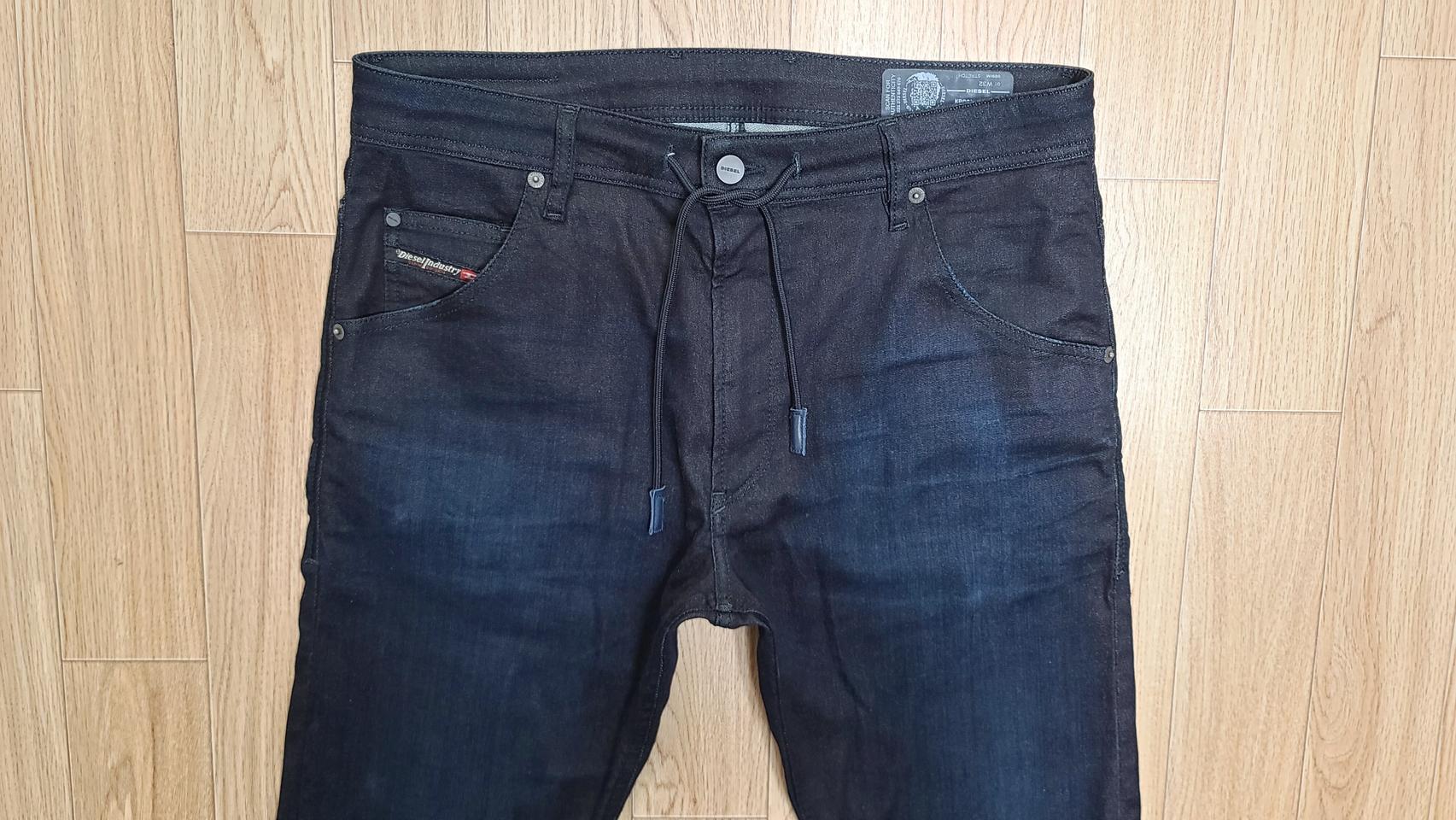 정품 디젤 크룰리 스웨트 팬츠 조그진 청바지 32~33