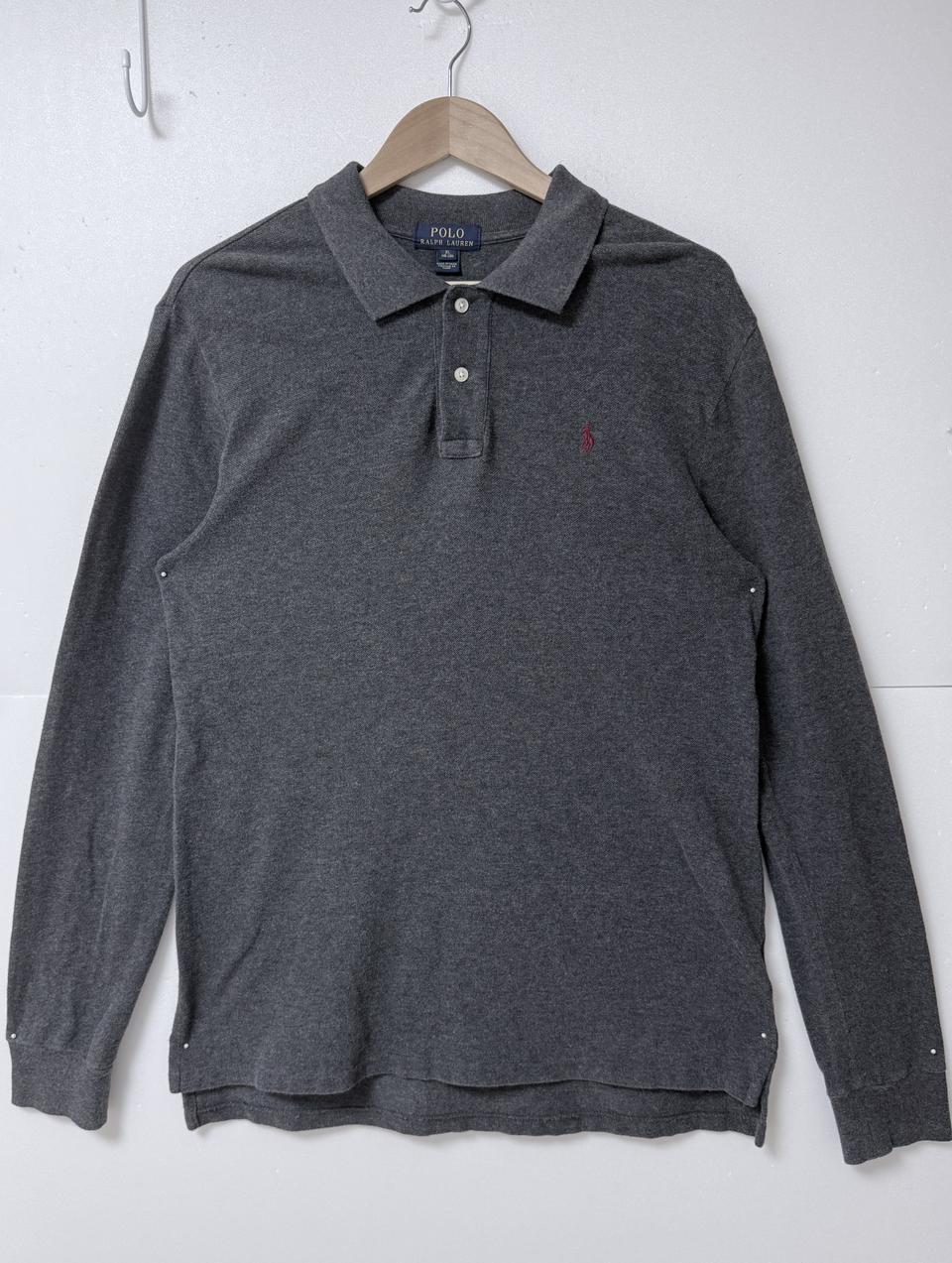 Ralph Lauren 랄프로렌 긴팔 카라티 그레이 클래식핏 XL 105