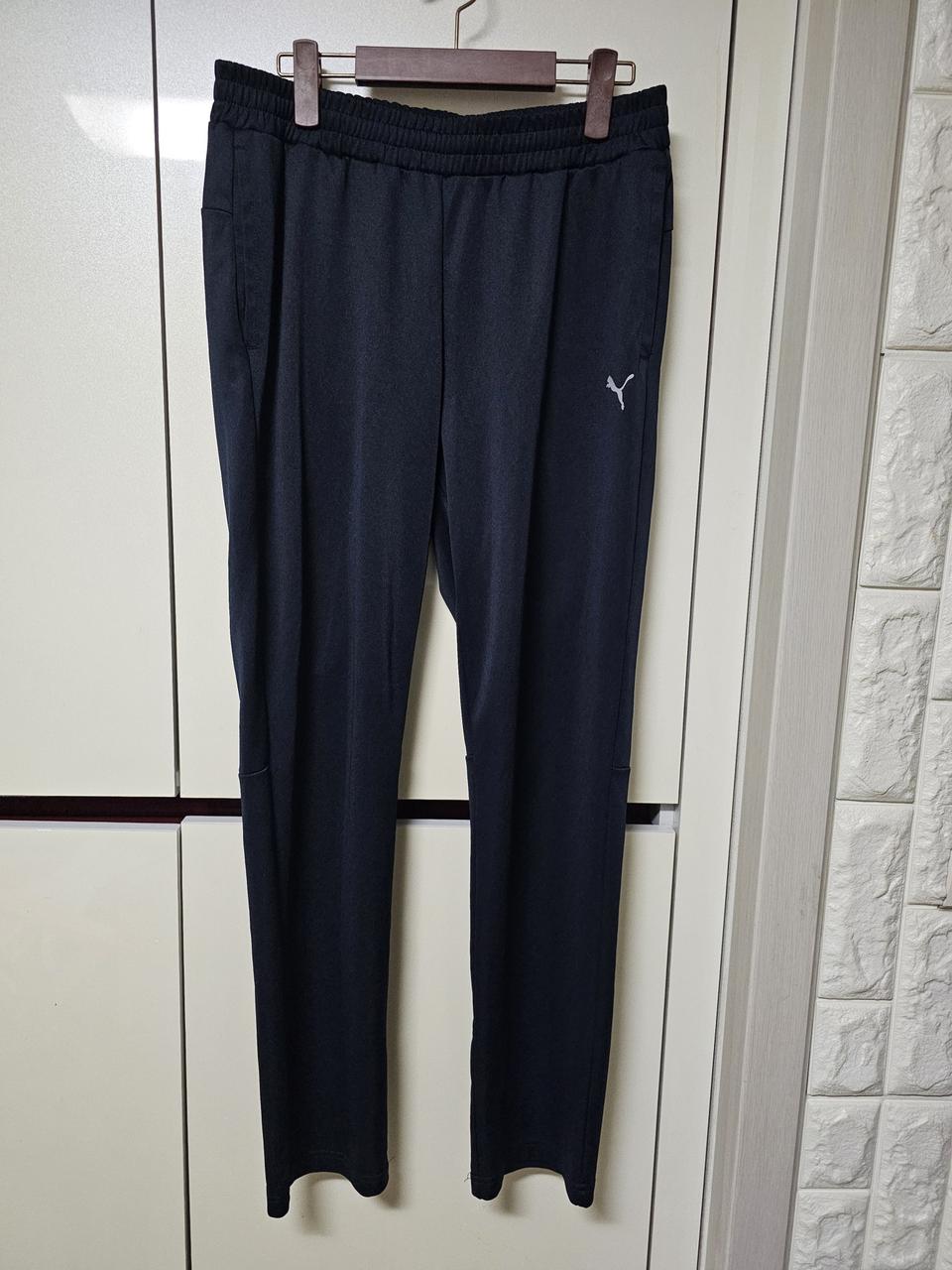 푸마 블랙 트레이닝 바지 36