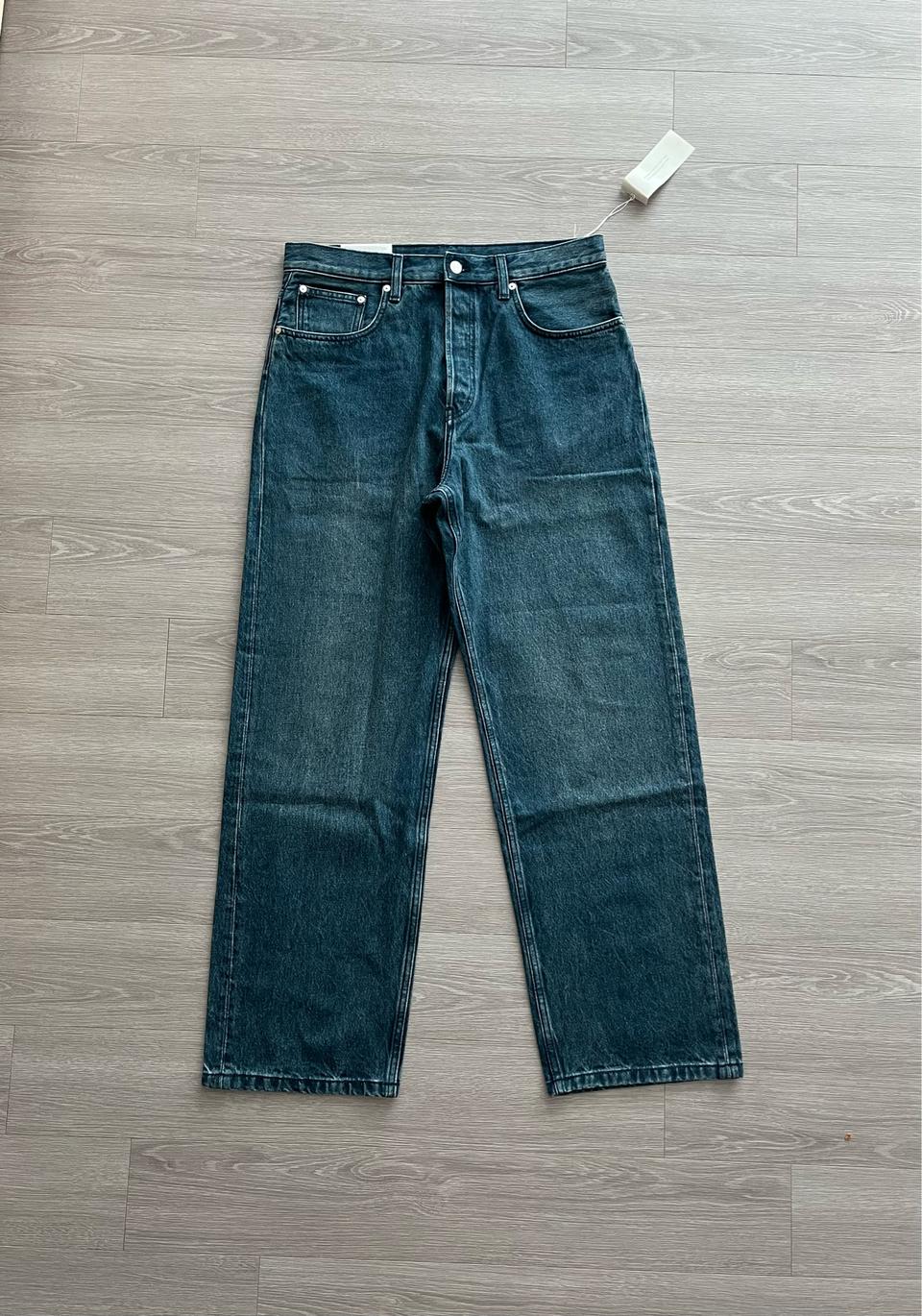 (새상품) 아르켓 arket mist 워싱 데님 팬츠