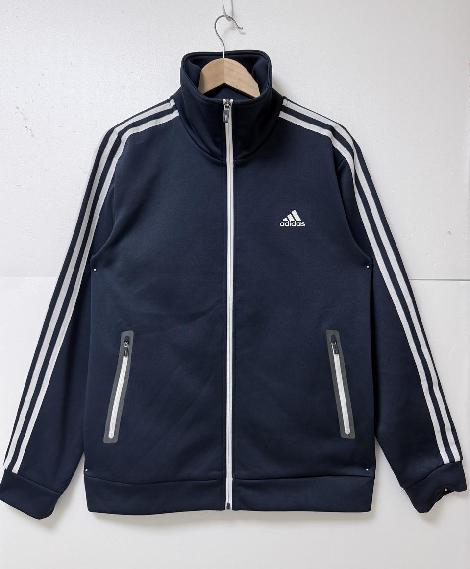 adidas 아디다스 삼선 트랙탑 집업 져지 네이비 2XL