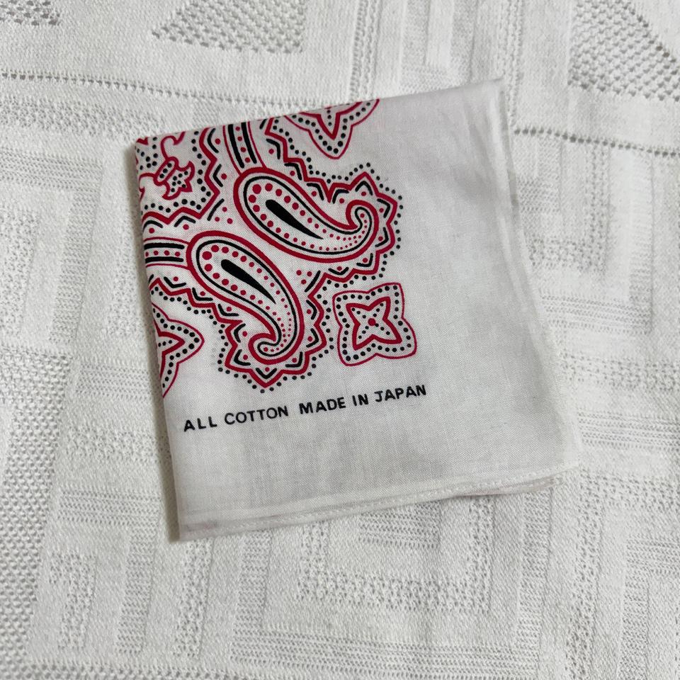 일본제 페이즐리 반다나 코튼 스카프