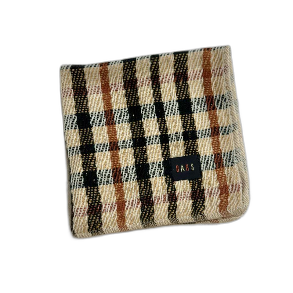 닥스 체크 무늬  타올 소재 손수건