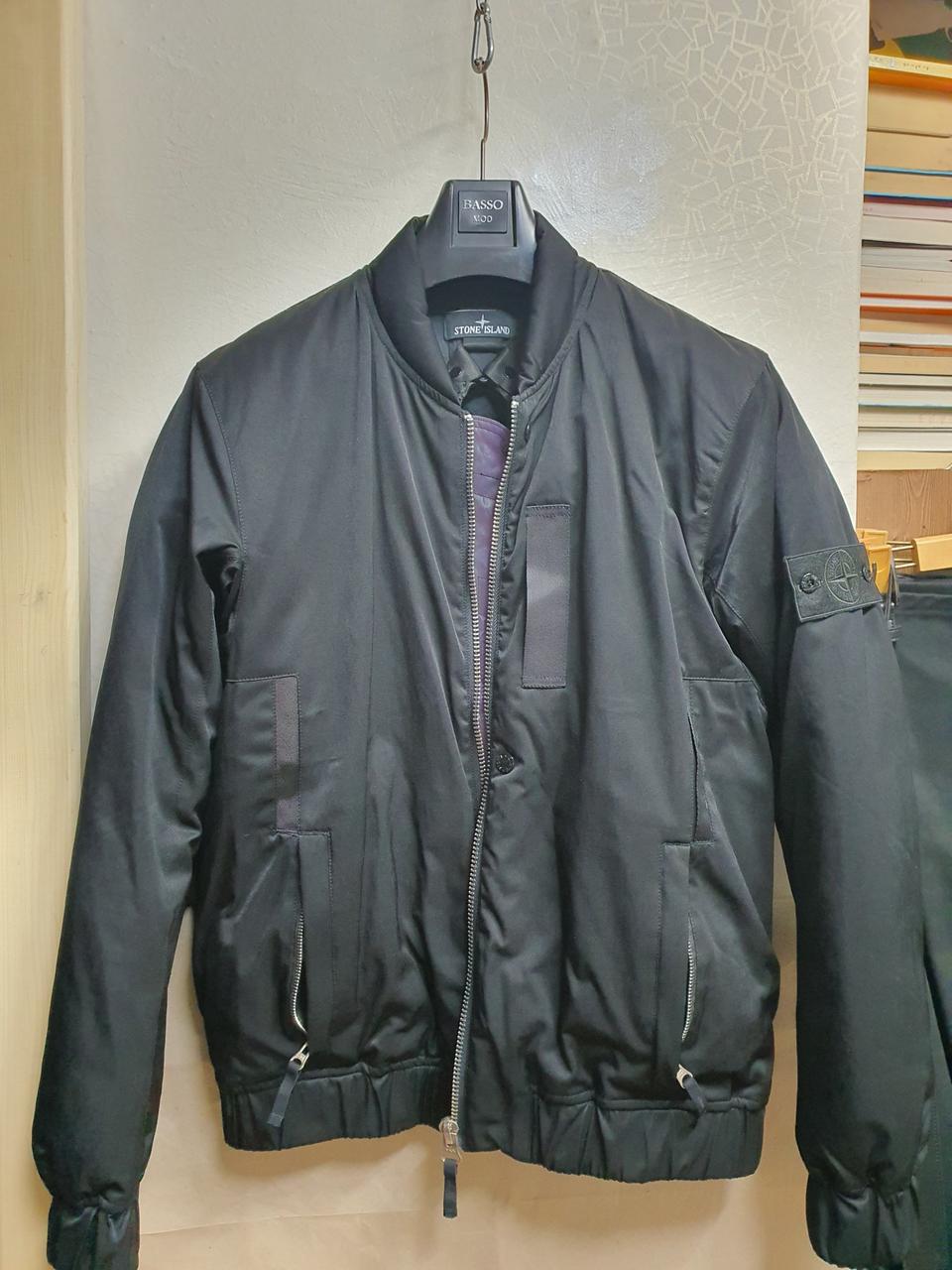 스톤아일랜드 블랙 봄버 자켓 95