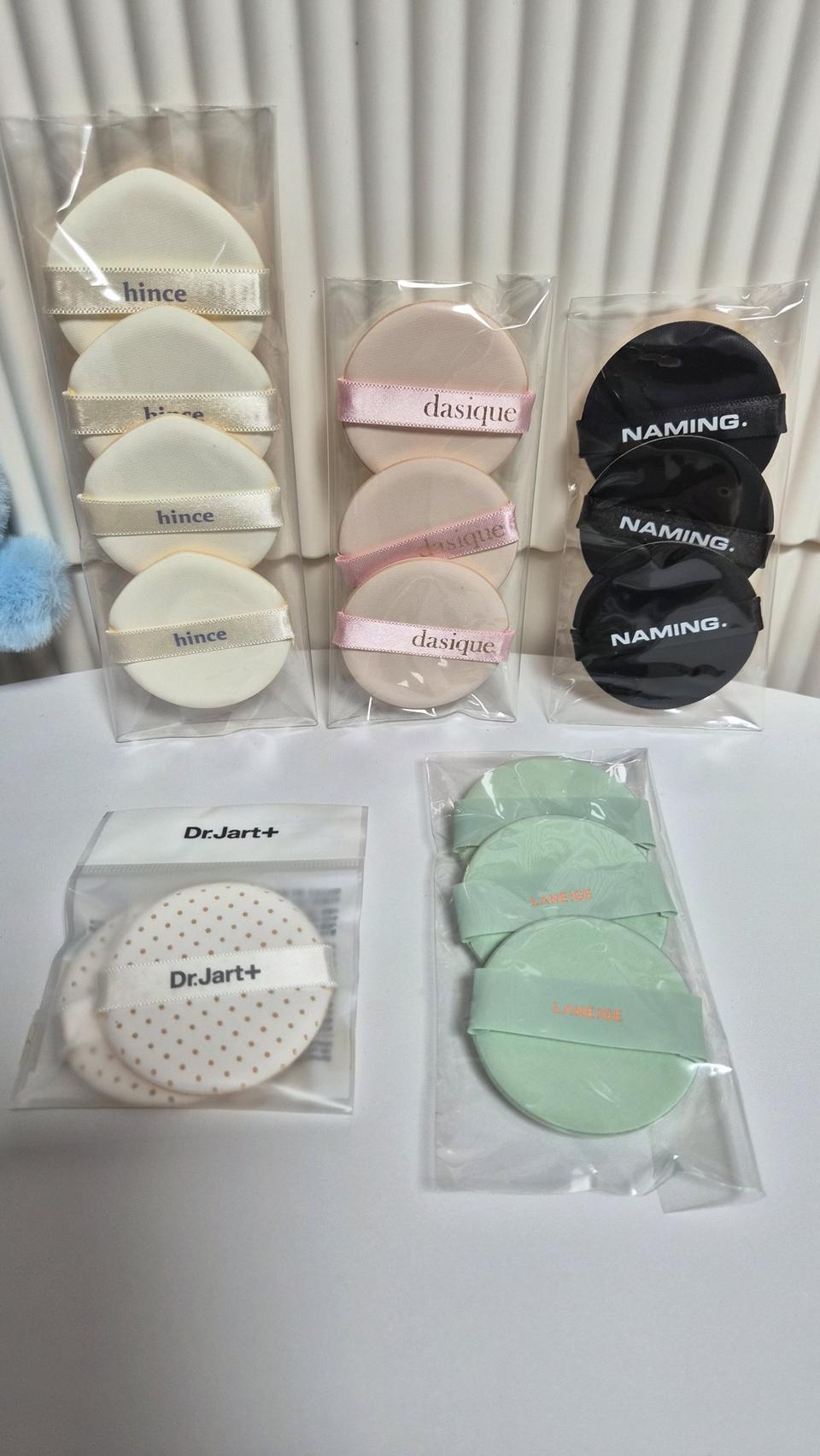 네이밍 쿠션 에어 퍼프 힌스 리필 팩트퍼프 쿠션 라네즈 픽싱팩트