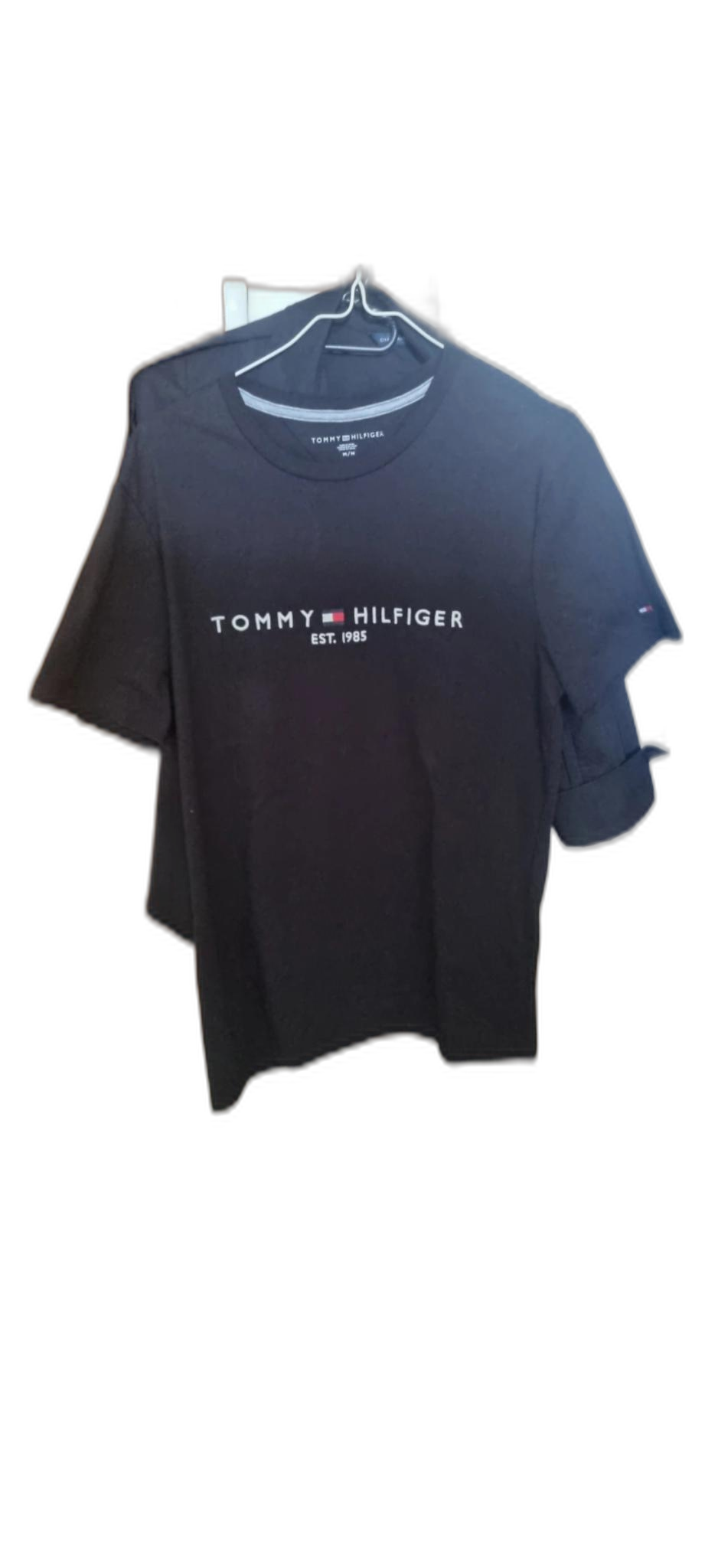 타미힐피거 스트라이프 반팔티.  M