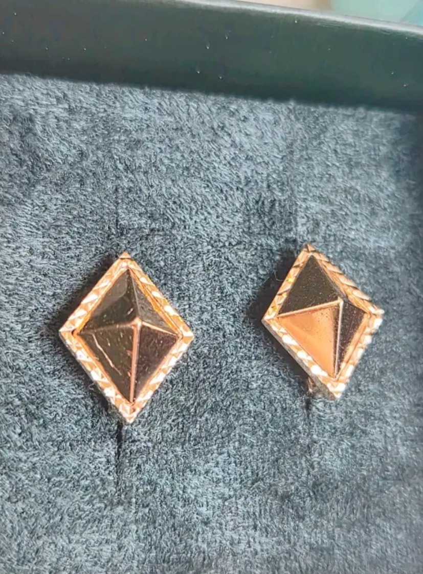 14k마름모 로즈골드 귀걸이 금값이하