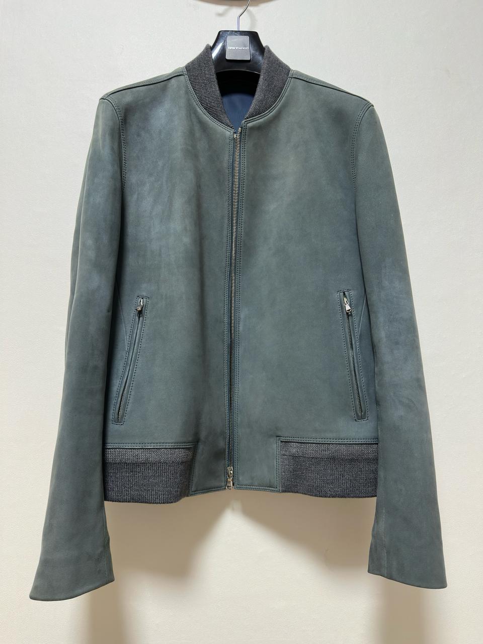 솔리드옴므 양가죽 스웨이드 블루종 48