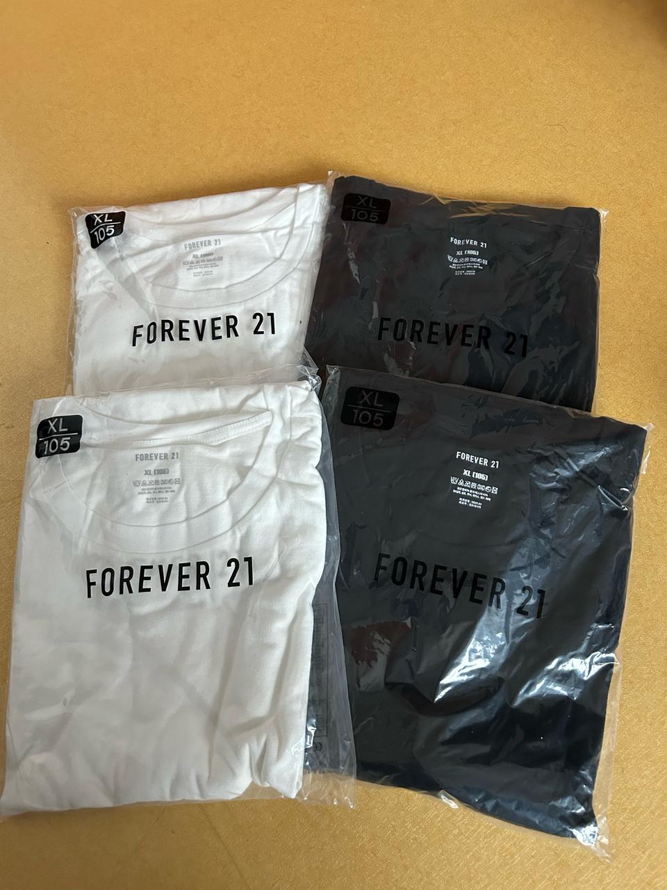 (일괄) 포에버21 티셔츠 105  미개봉