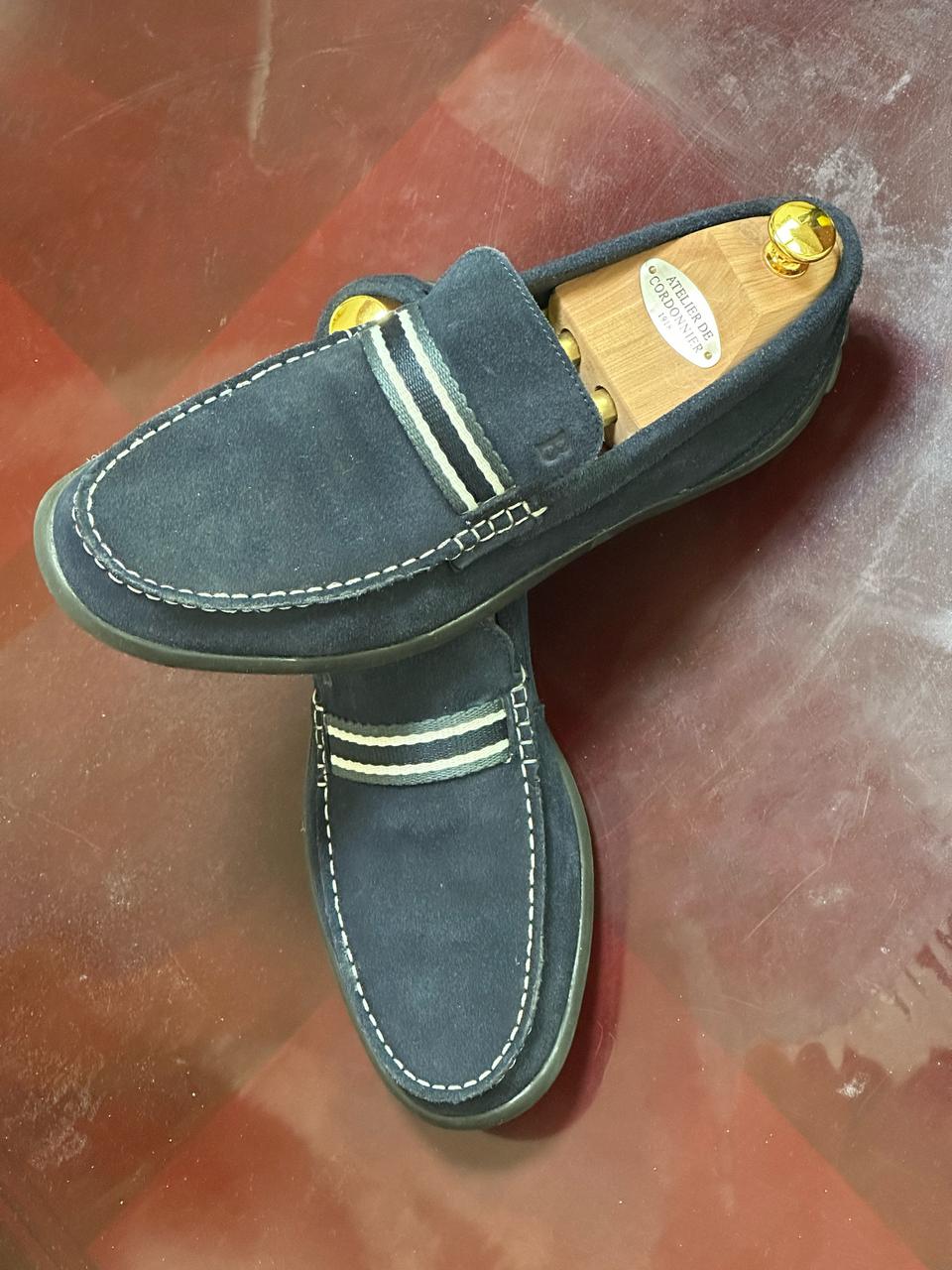 보스톤앤메인 스웨이드 네이비 로퍼