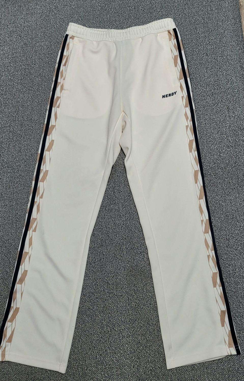 널디 Symbol 패턴 트랙 팬츠 크림 M