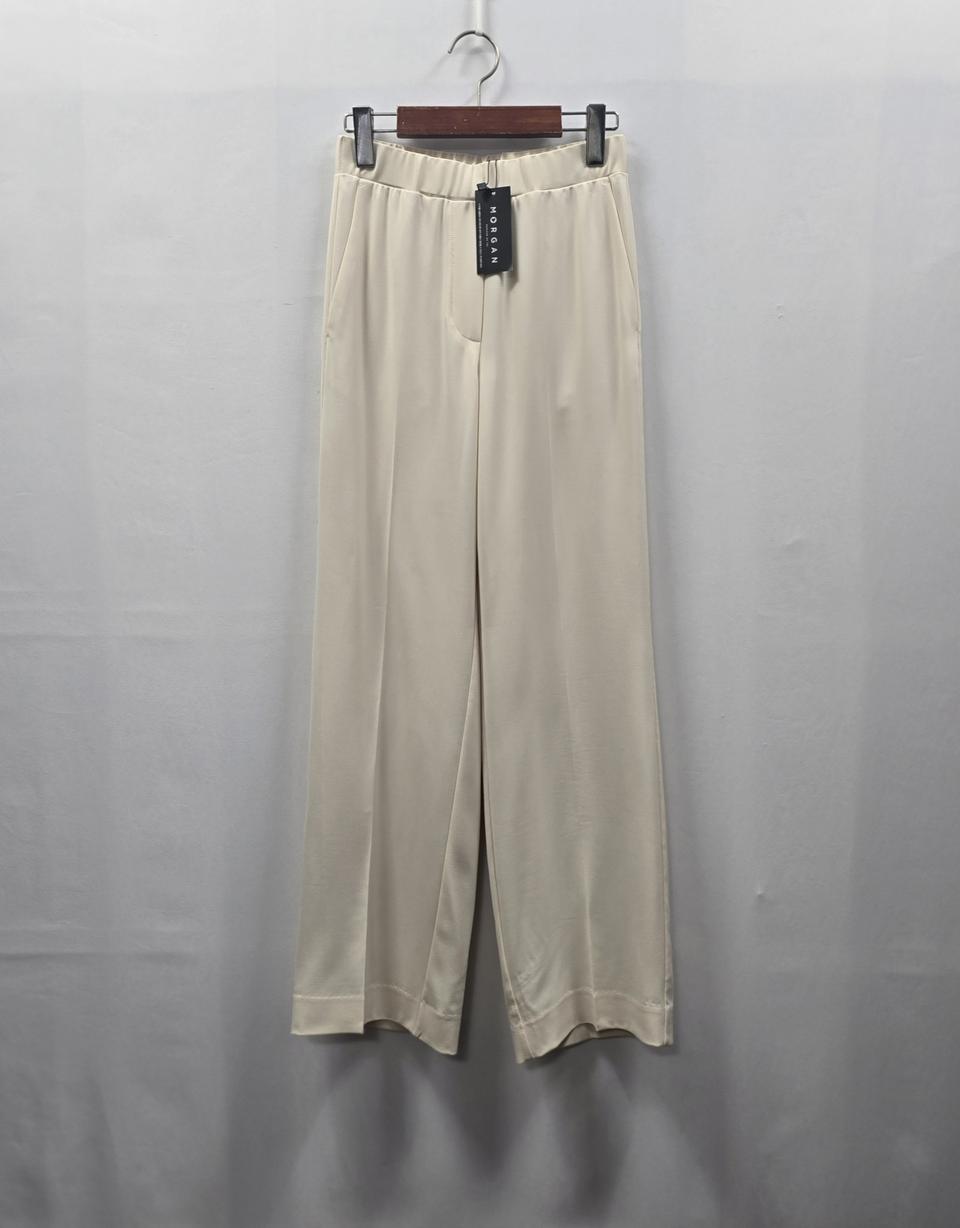 1149 MORGAN 모르간 밴딩 슬랙스 아이보리 와이드 팬츠 44