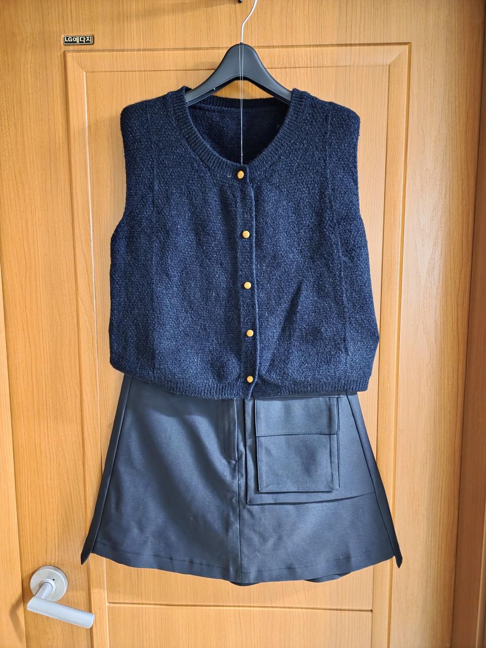 (새상품) 국내제작 골프웨어  스커프 (M)..블랙