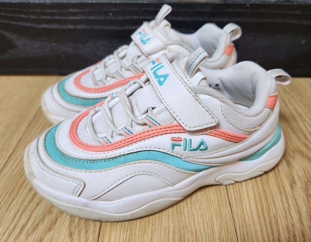 FILA 휠라 키즈 레이 민트 운동화 190