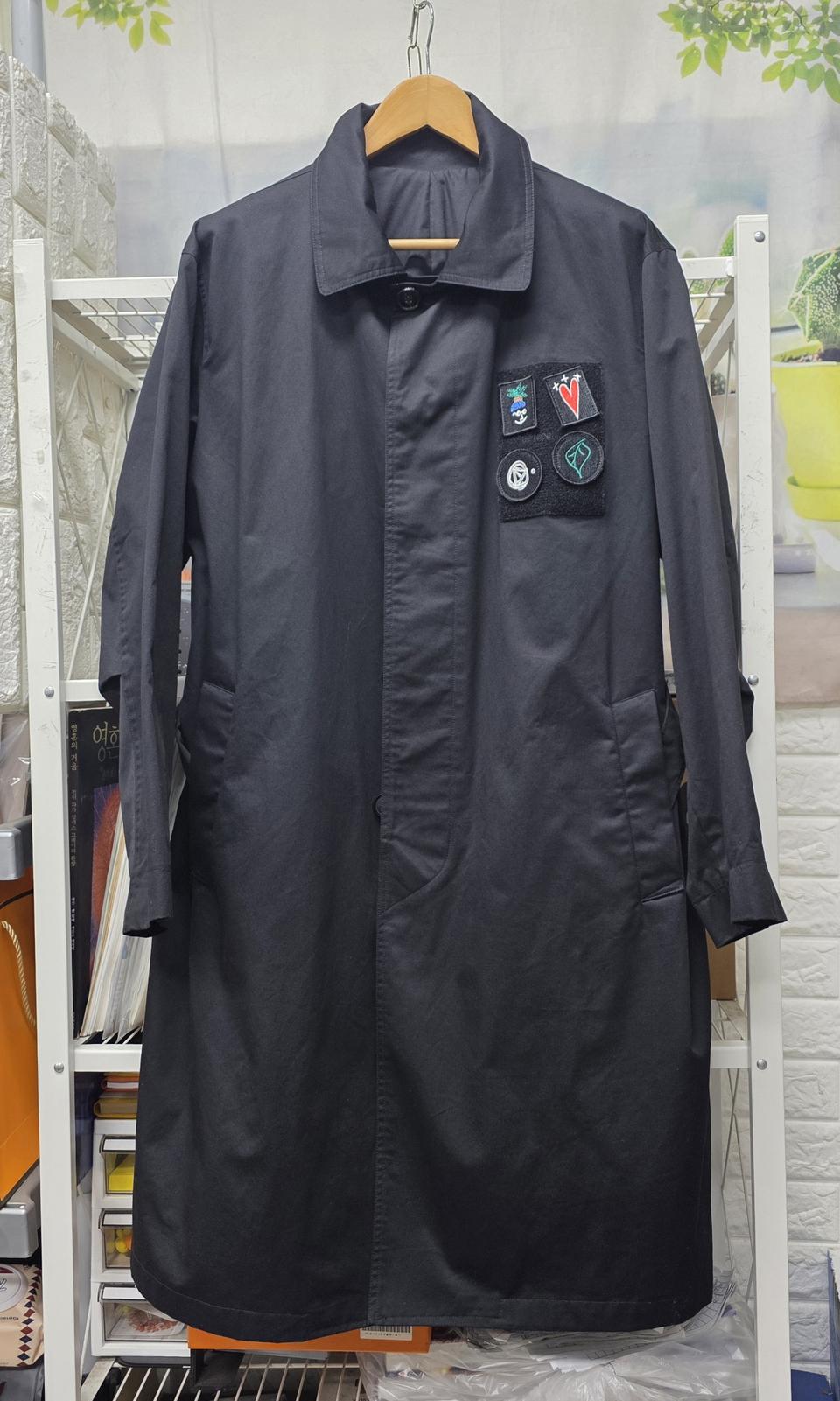 플랙 비 나이스 봄 가을 남성코트 95 루즈핏 벨티드 간절기용 MM70