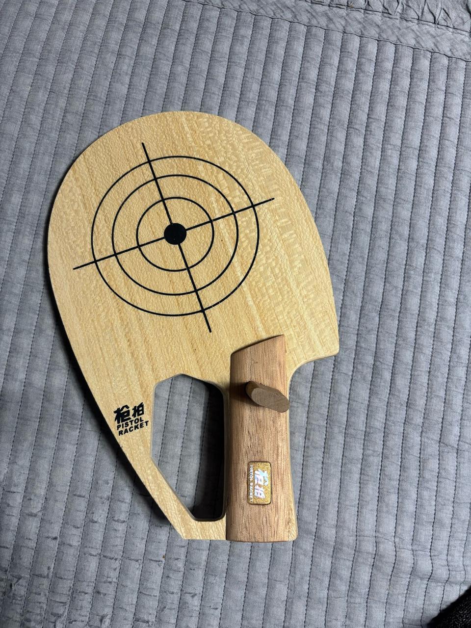 피스톨 손잡이 탁구라켓