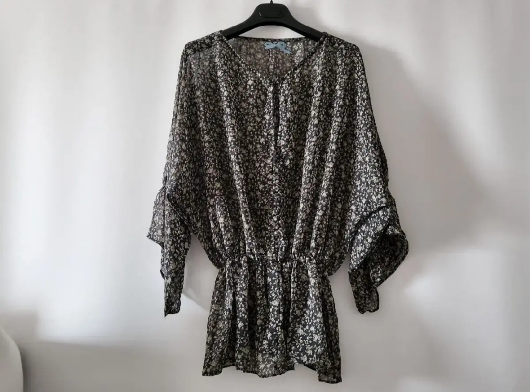 [♡BIG SALE♡]플라 밴드 블라우스