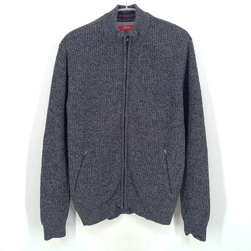 팬텀 남성 추동 니트방풍집업 네이비95 (HU43385)