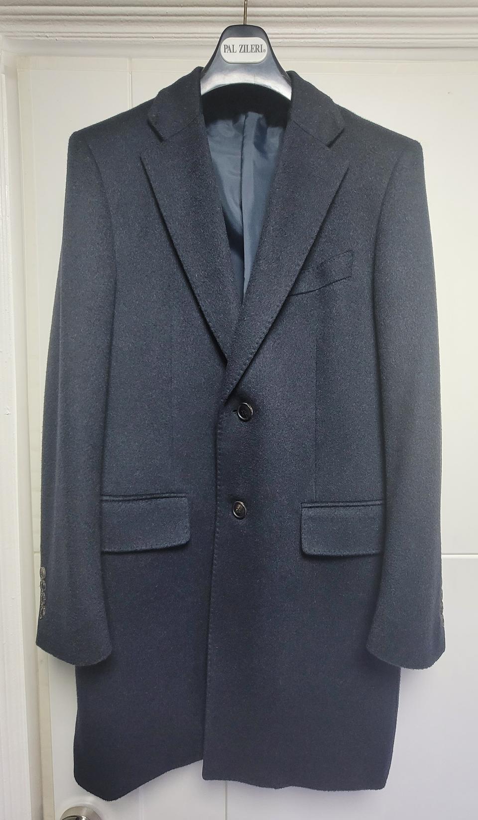 [마에스트로] 이태리 콜롬보 캐시미어 원단 네이비 체스터 코트