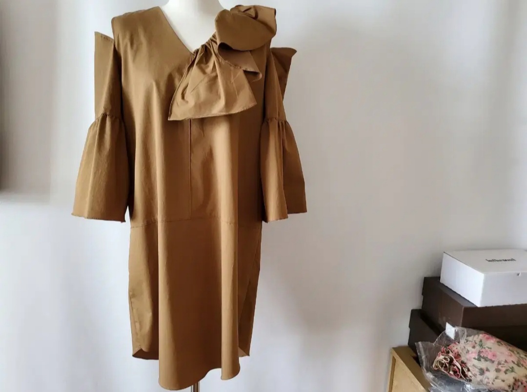 [♡BIG SALE♡]Tommy shirring dress[브라운]