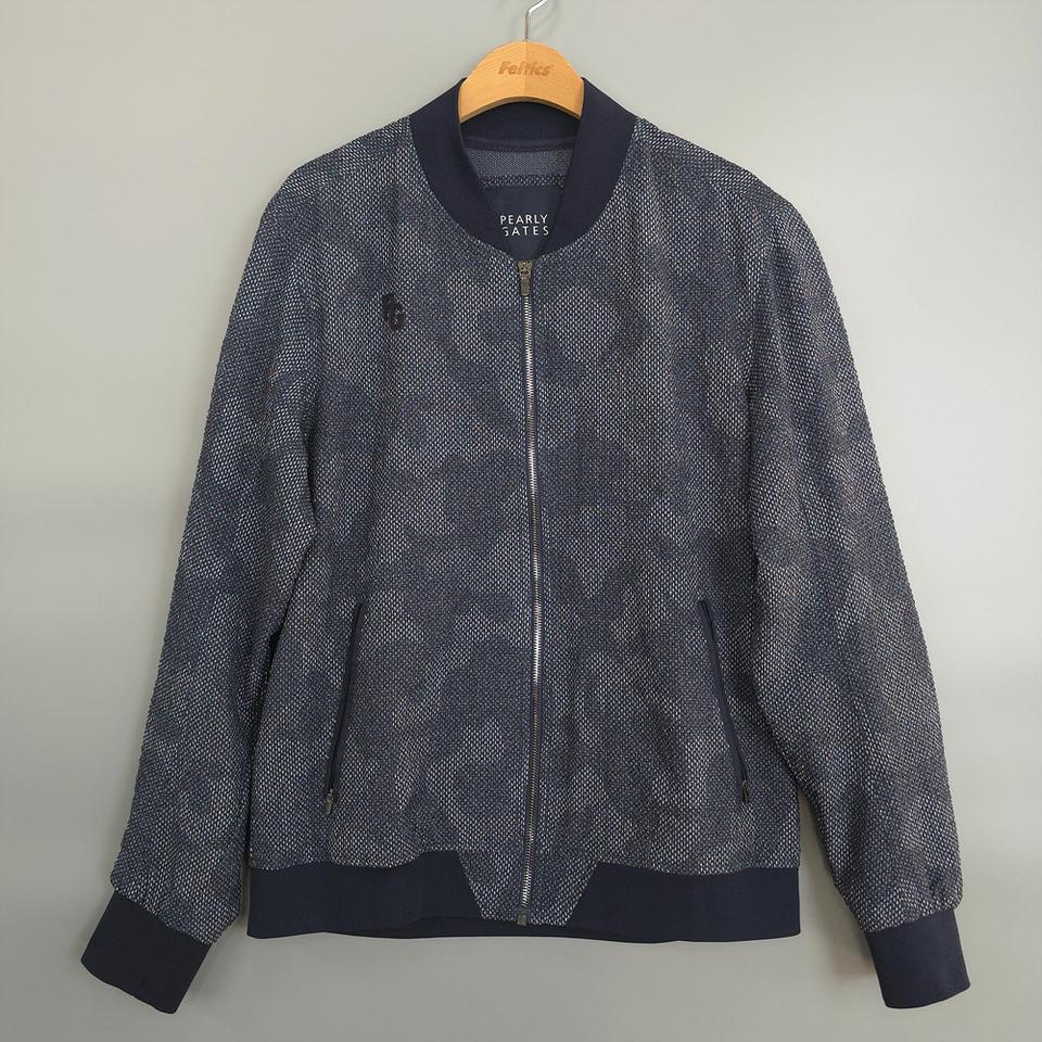 파리게이츠 남성 골프 자카드 집업 자켓 105