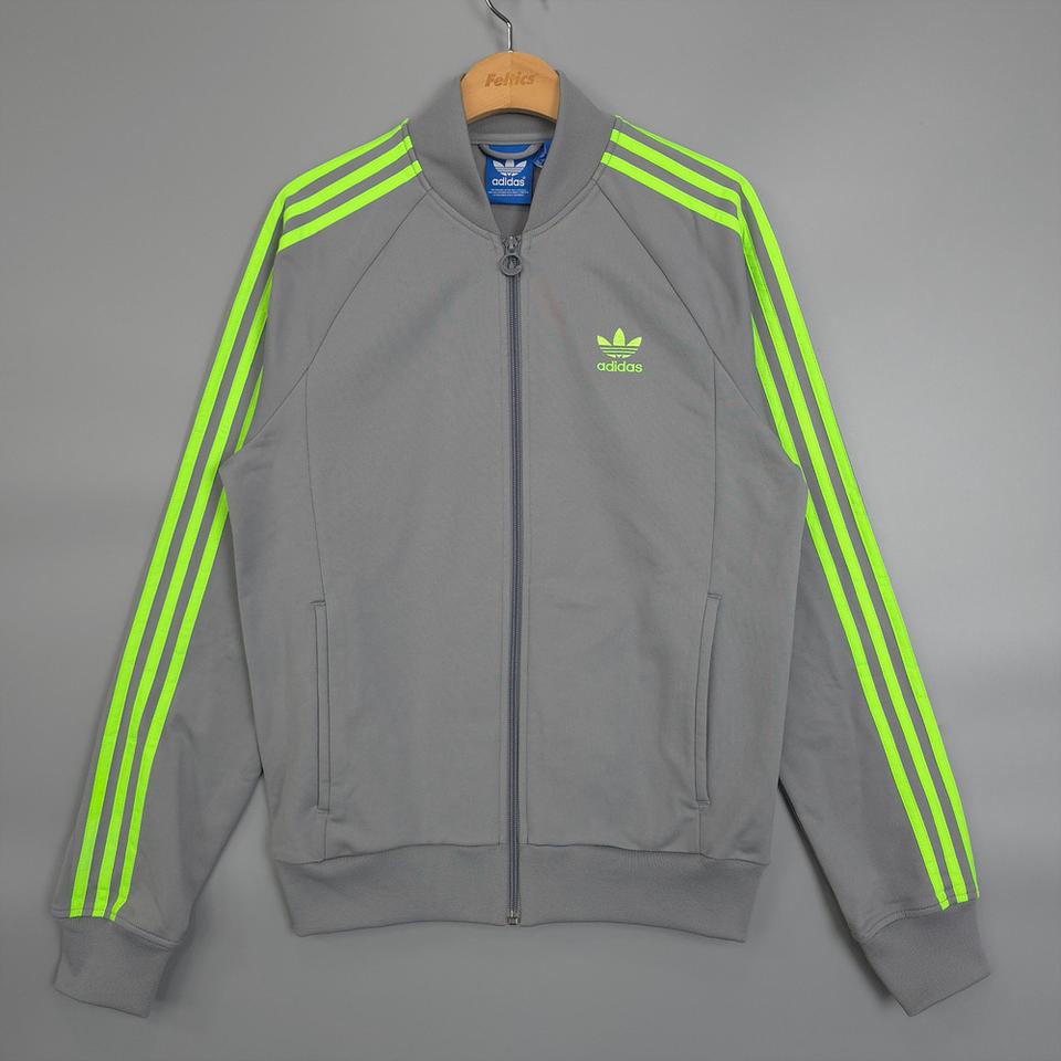 아디다스 (Adidas) 트레이닝 져지 트랙탑 그레이 네온라인 095