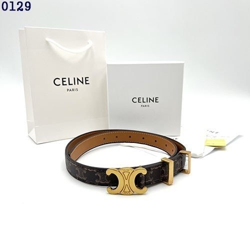 [새상품] 셀린느 트리옹프 캔버스 여성 벨트