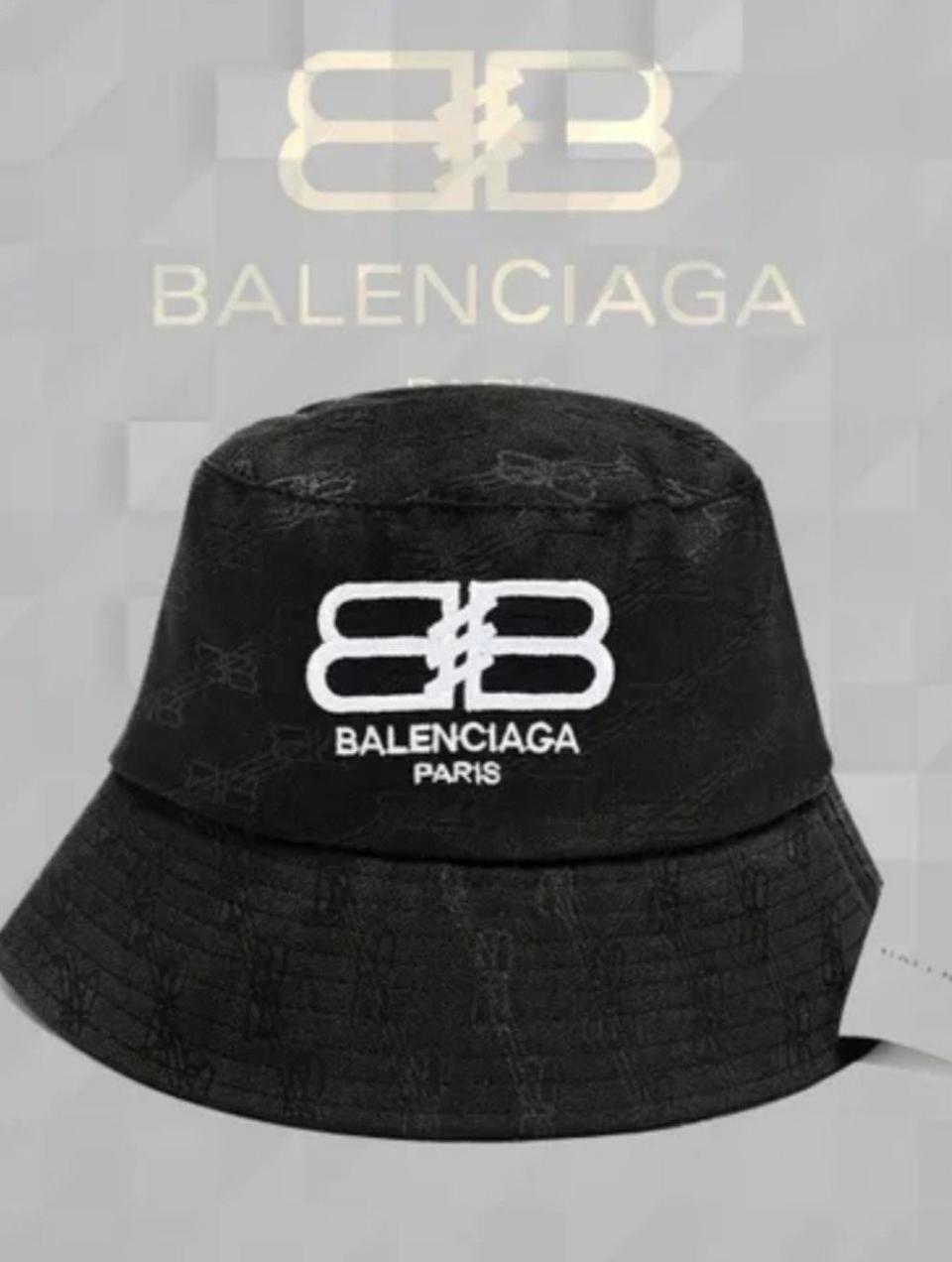 [새상품] 발렌시아가 로고 자수 멀티 버킷햇
