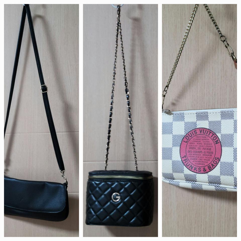 숄더백.퀼팅체인백.귀여운백.미사용3종일괄