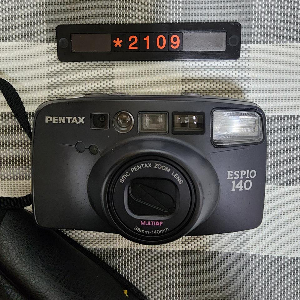 펜탁스 에스피오 140 필름카메라 리모컨 파우치포함