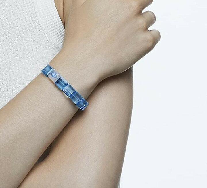 # 스와로브스키  루센트 블루 크리스탈 팔찌 급처