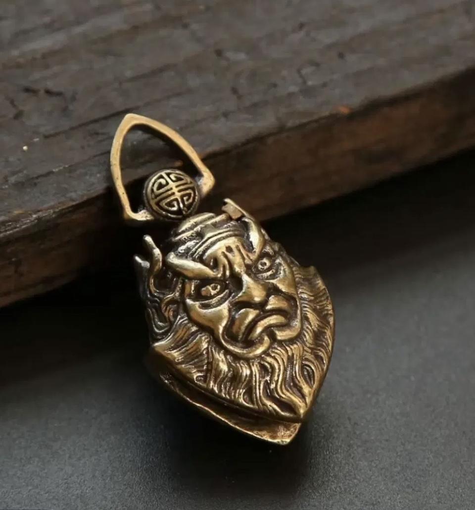 황동 종욱 방울 키링