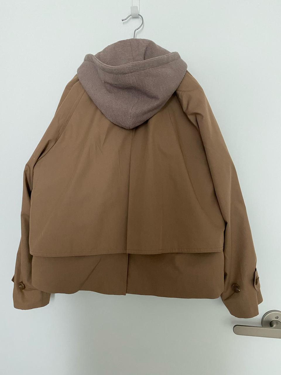 리스트 언발 후드 트렌치