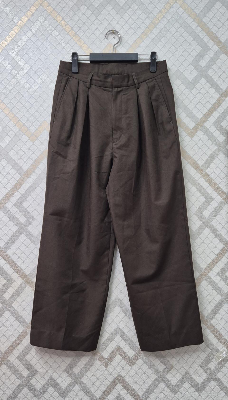 넌블랭크 세미와이드팬츠